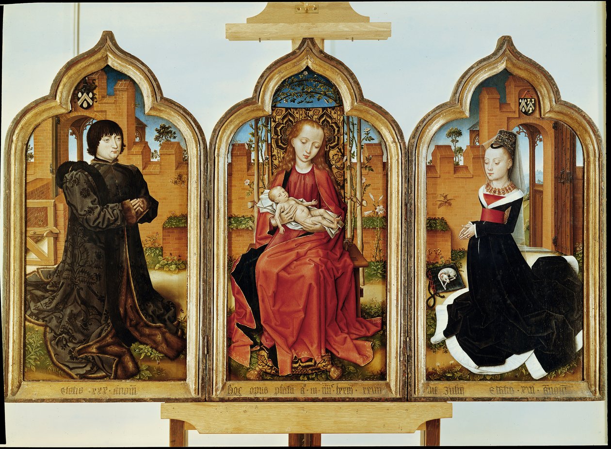 Triptych of Jean de Witte by Flemish School