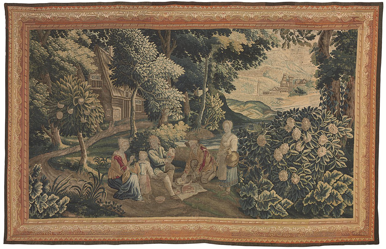 A Flemish Pastoral Tapestry, Early 18th Century by Flemish School