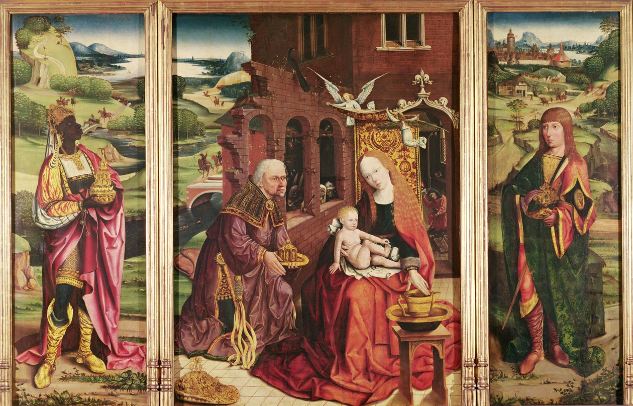Adoration of the Magi by Flemish School: Fine art print