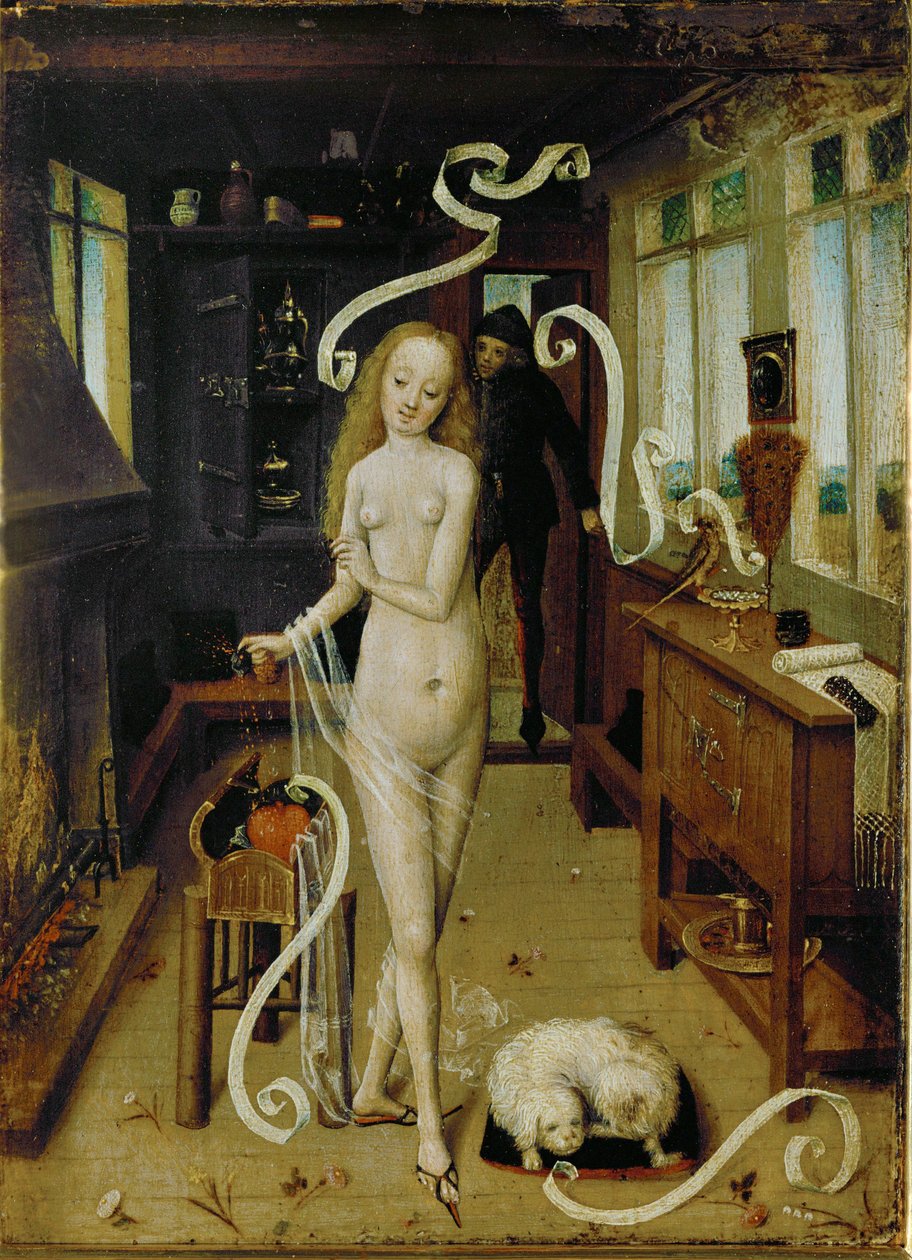 The Love Spell by Flemish School