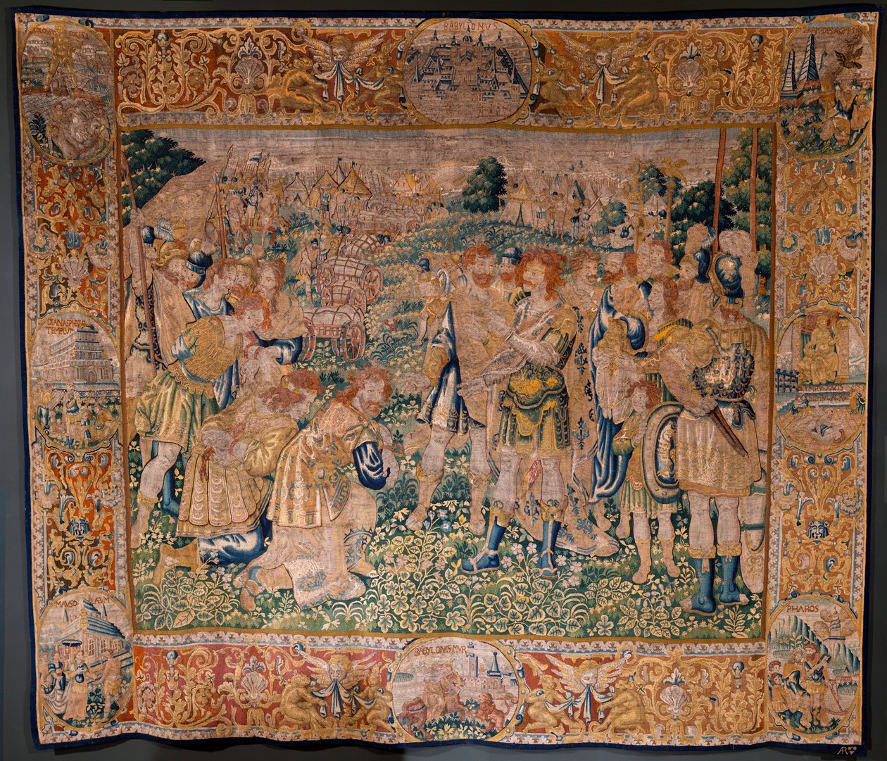 Flemish tapestry. Hannibal
