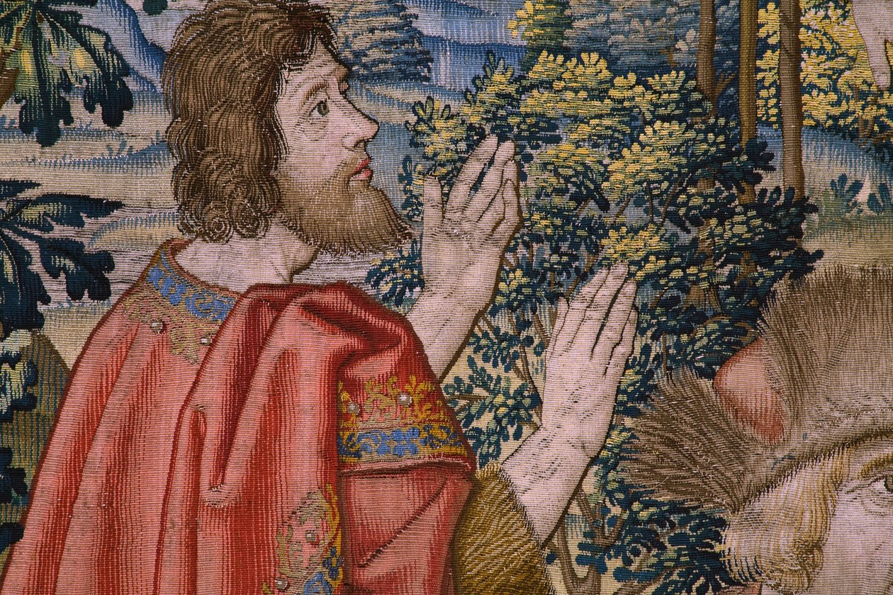 The Baptism of Christ. Series The History of Saint John the Baptist by Flemish School