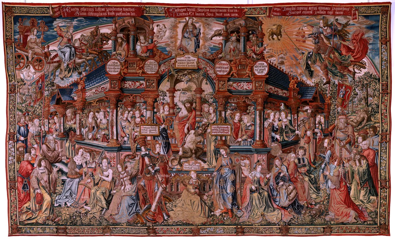 Virtue (Flemish Tapestry) by Flemish School