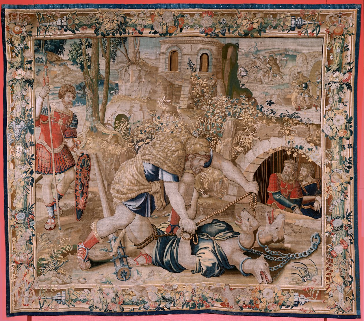 Hercules Captures Cerberus (Series The Labours of Hercules) by Flemish School