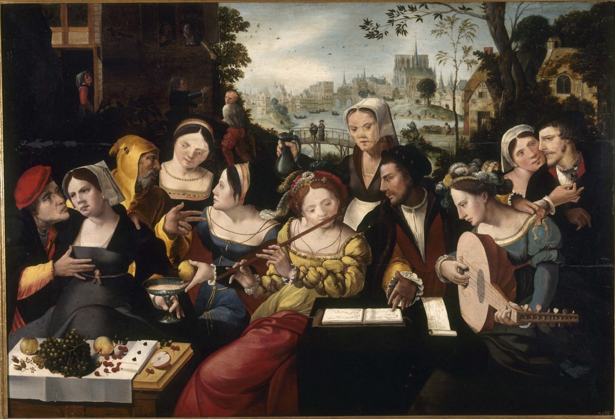 The Prodigal Son Among the Courtesans, ca. 1530 by Flemish School
