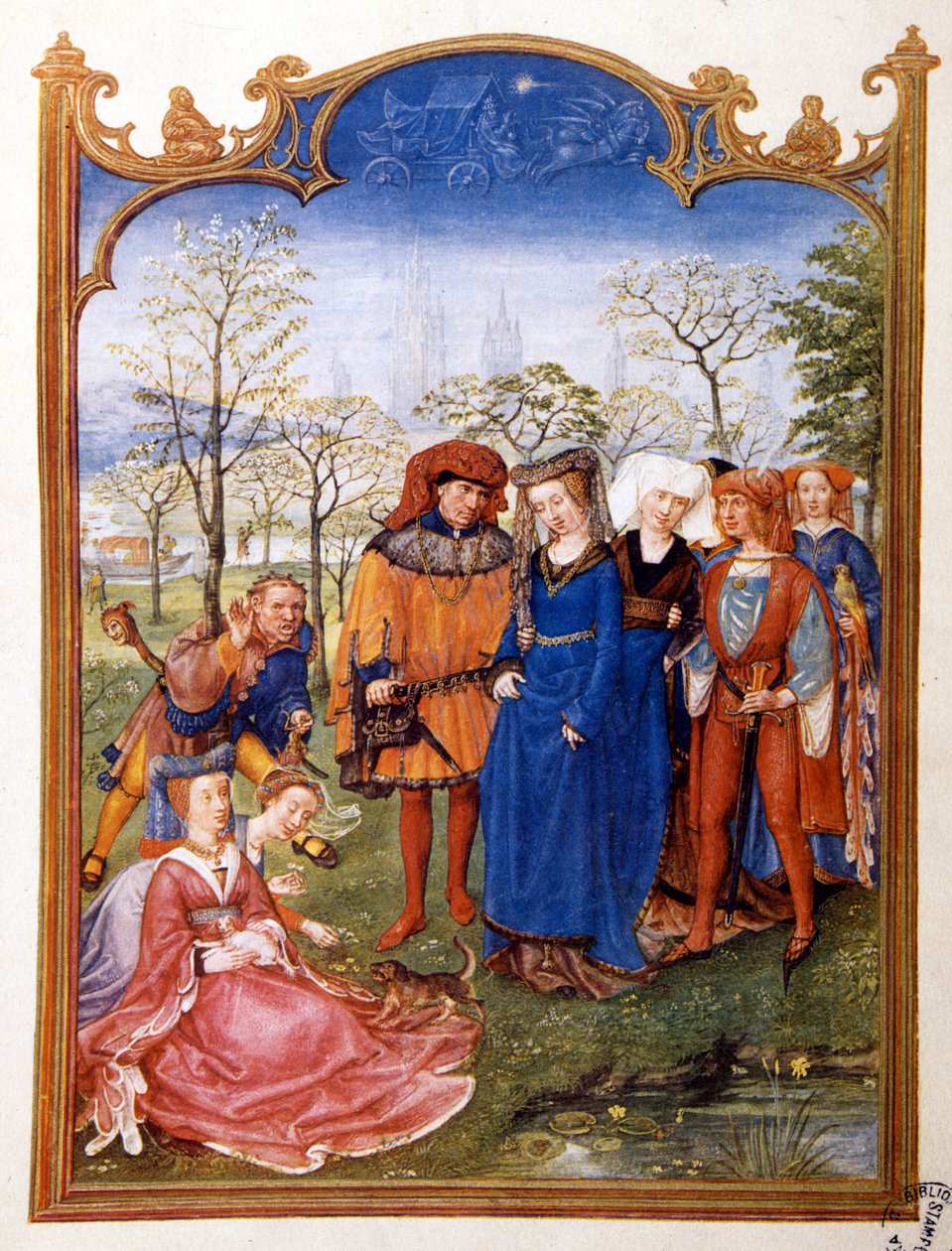 Marriage in the Countryside from a Bréviaire Grimani by Flemish School