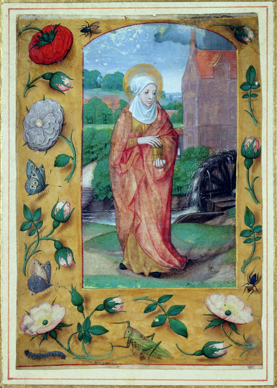 Mary Magdalene, from a Book of Hours, c.1500 by Flemish School