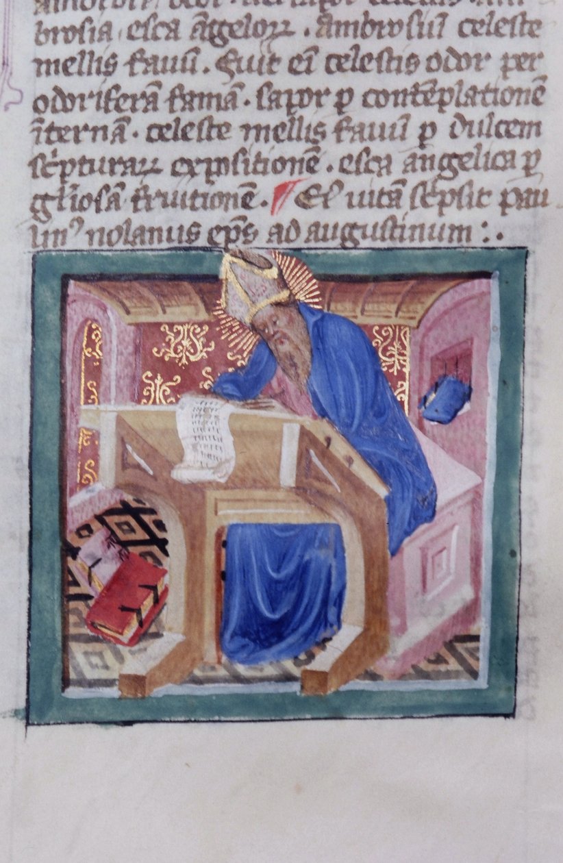 Page from the Legenda Aurea, Bruges, c.1400-10 by Flemish School