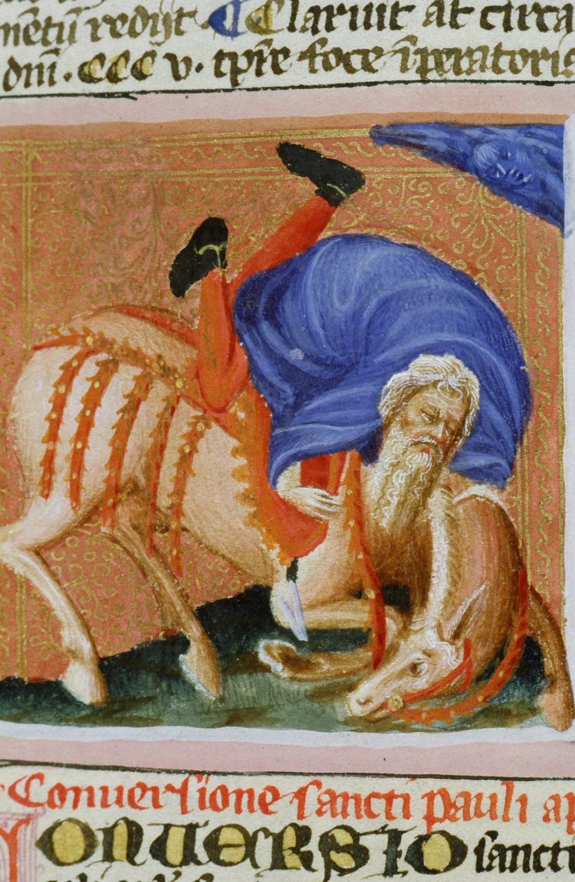 Page from the Golden Legend, Bruges, c.1400-10 by Flemish School