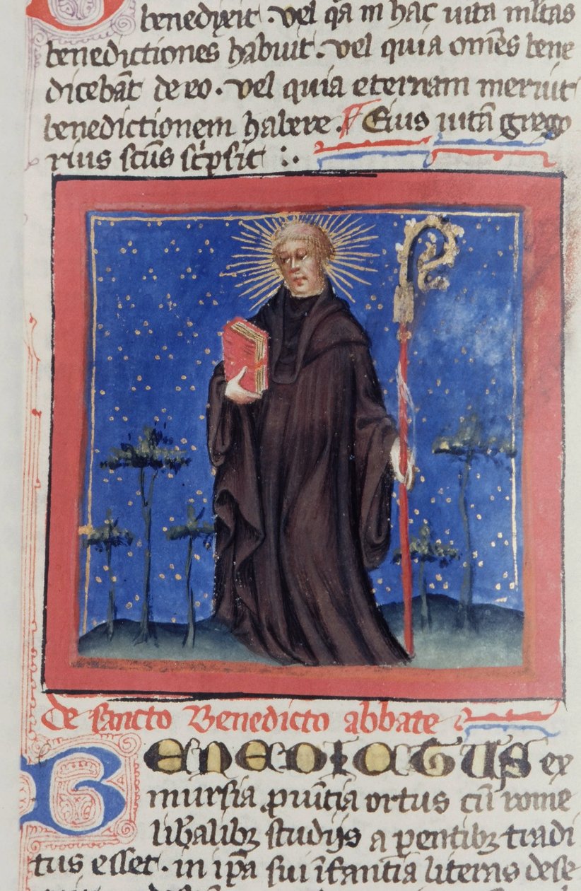 Page from the Golden Legend, Bruges, c.1400-10 by Flemish School