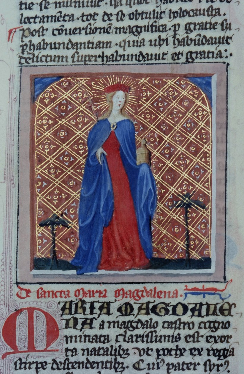 Page from the Golden Legend, Bruges, c.1400-10 by Flemish School