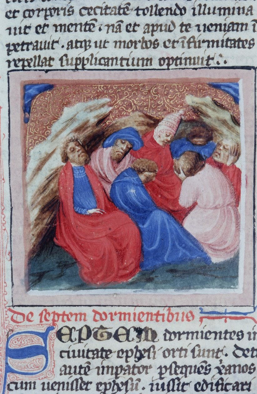 Page from the Golden Legend, Bruges, c.1400-10 by Flemish School