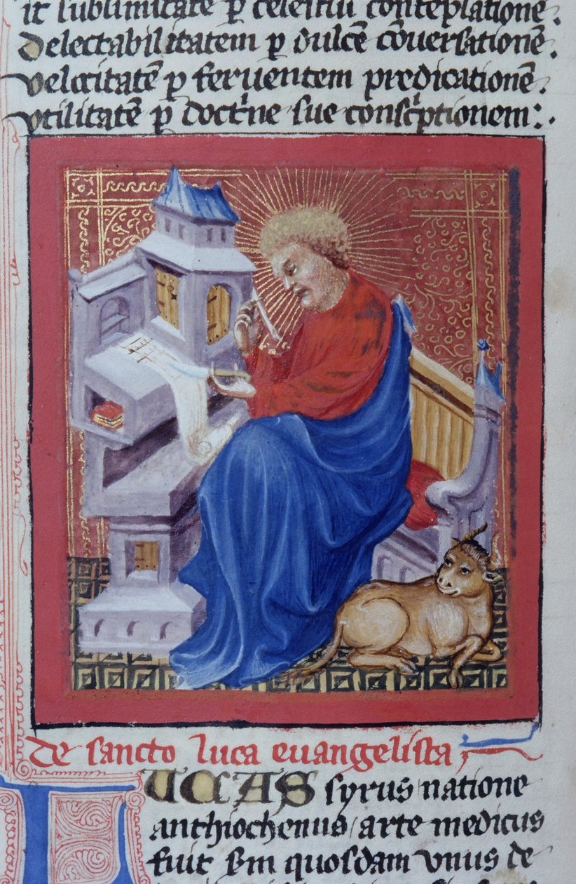 Page from the Legenda Aurea, Bruges, c.1400-10 by Flemish School