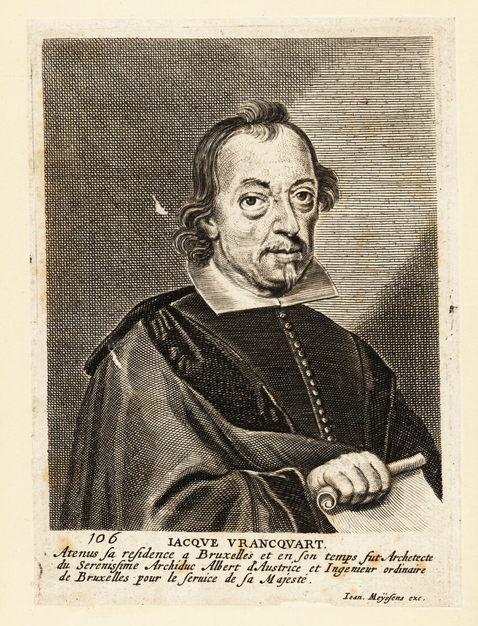 Portrait of Jacob Franquart by Flemish School