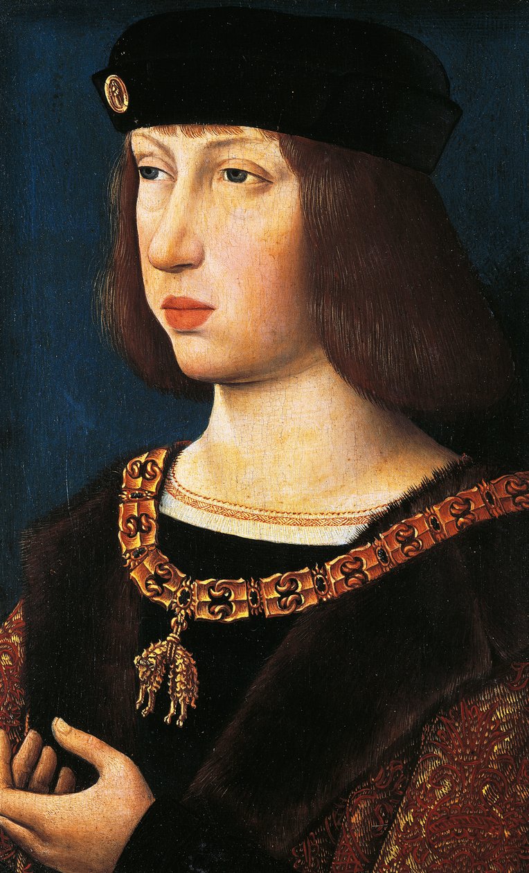 Portrait of Philip I of Castile, known as The Fair, King Consort of Castile and Leon by Flemish School