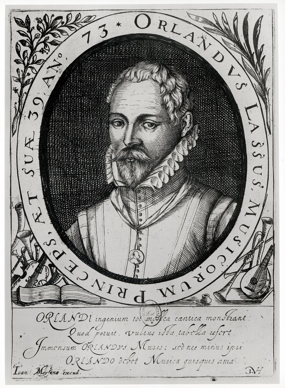 Portrait of Roland de Lassus (1532-94) by Flemish School