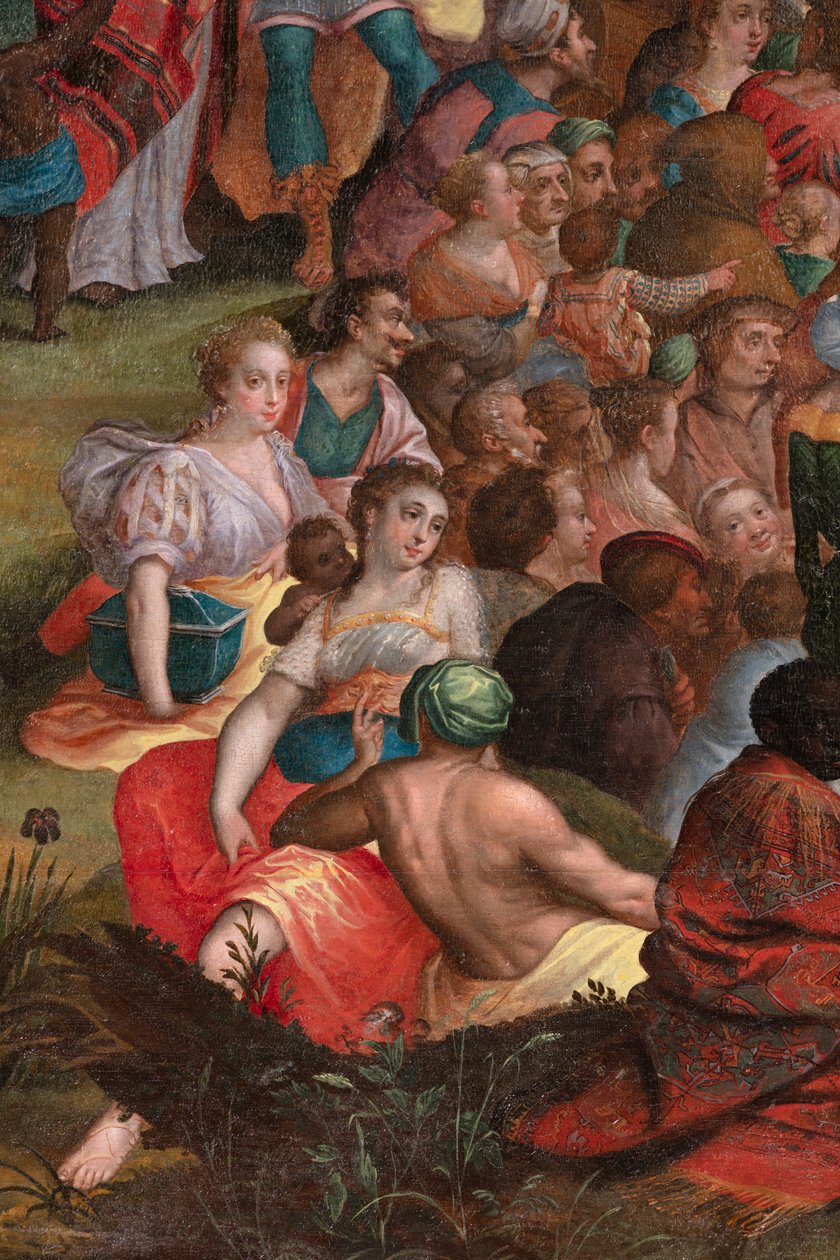 Preaching of John in the Desert by Flemish School