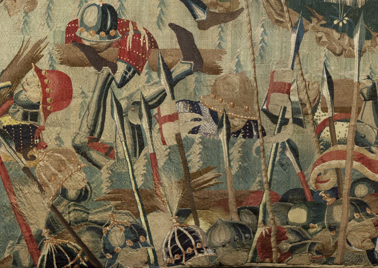 Tapestry Showing the Conquests of King Alfonso V of Portugal (Detail) by Flemish School