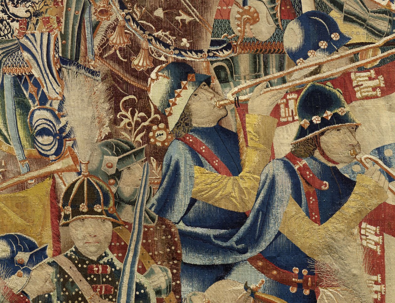 Tapestry Showing the Conquests of King Alfonso V of Portugal (Detail) by Flemish School