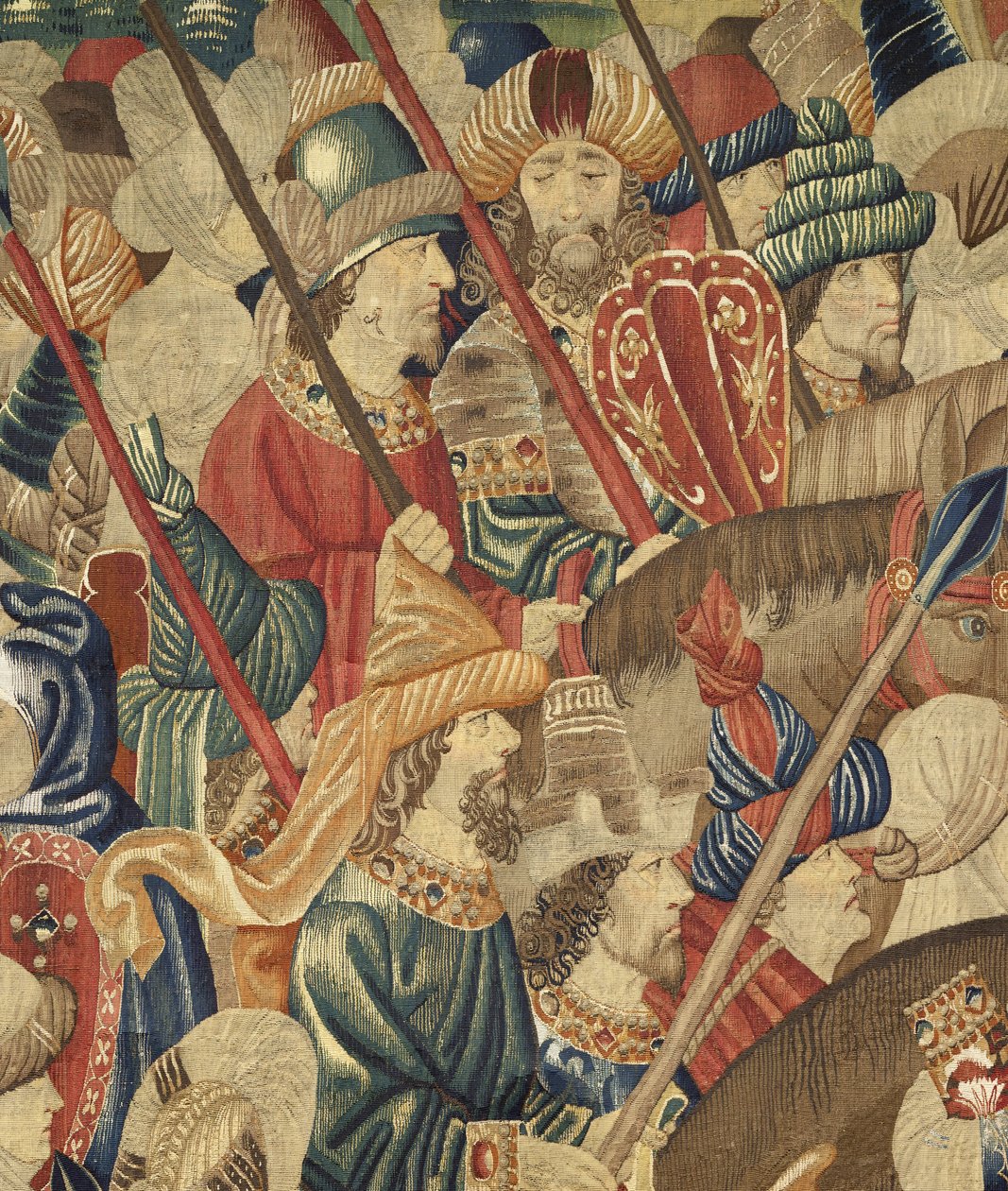 Tapestry Showing the Conquests of King Alfonso V of Portugal (Detail) by Flemish School