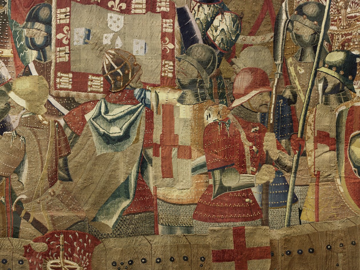Tapestry showing the Conquests of King Alfonso V of Portugal (detail) by Flemish School