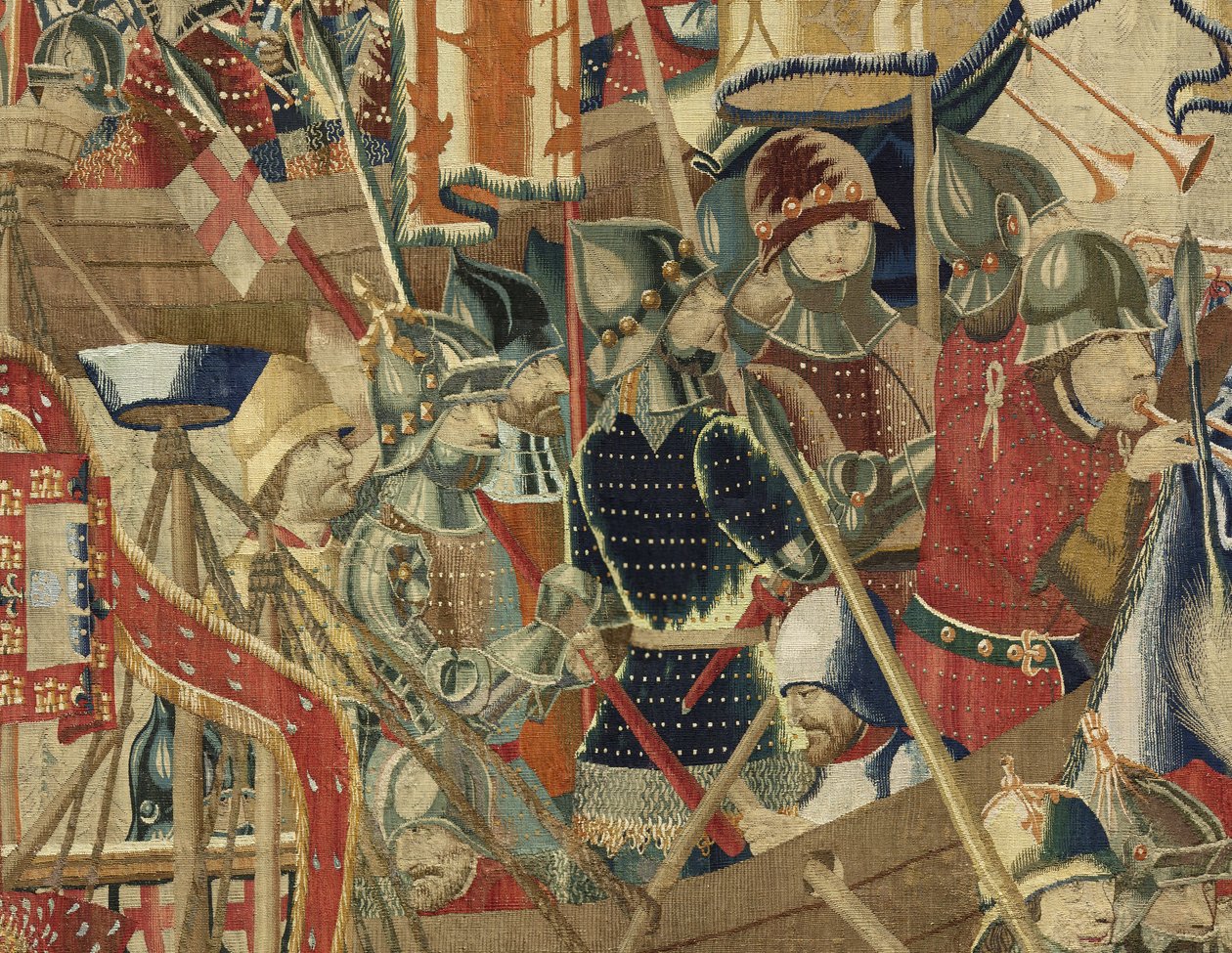 Tapestry showing the Conquests of King Alfonso V of Portugal by Flemish School