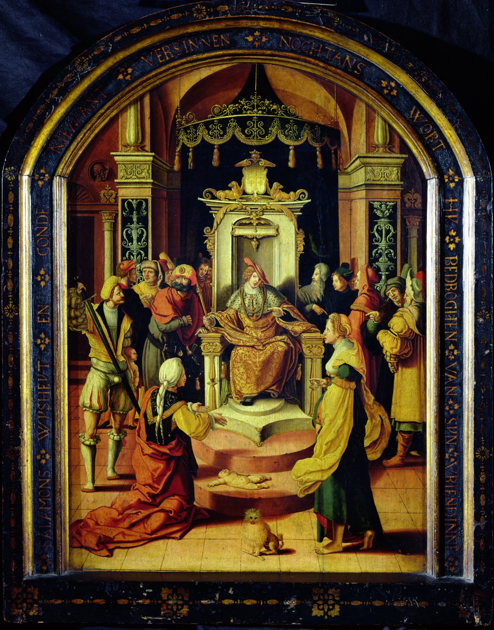 The Judgement of Solomon by Flemish School: Fine art print
