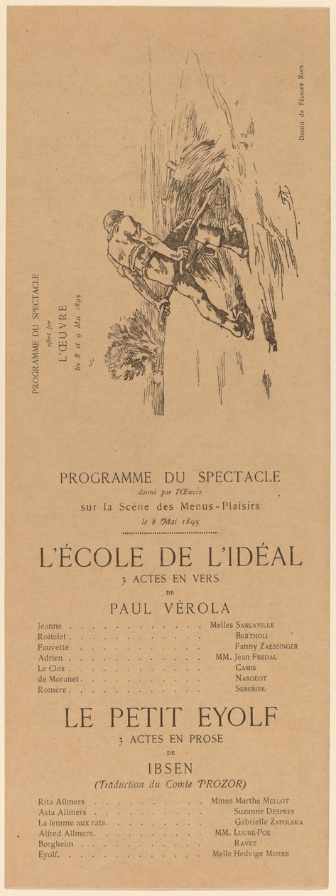 The School of the Ideal; Little Eyolf by Félicien Rops