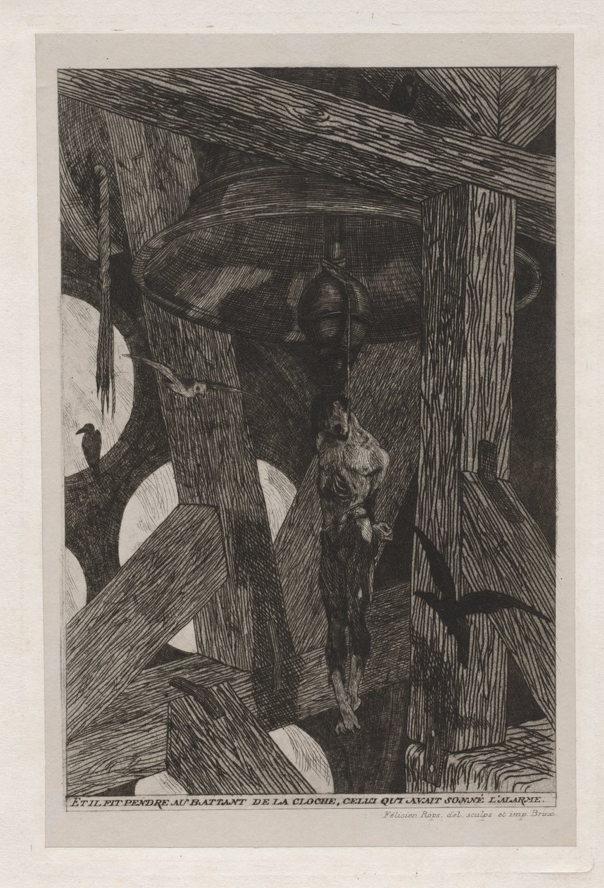 The Legend and Adventures of Ulenspiefel and Lamme Goedzak: The Hanged Man by Félicien Rops