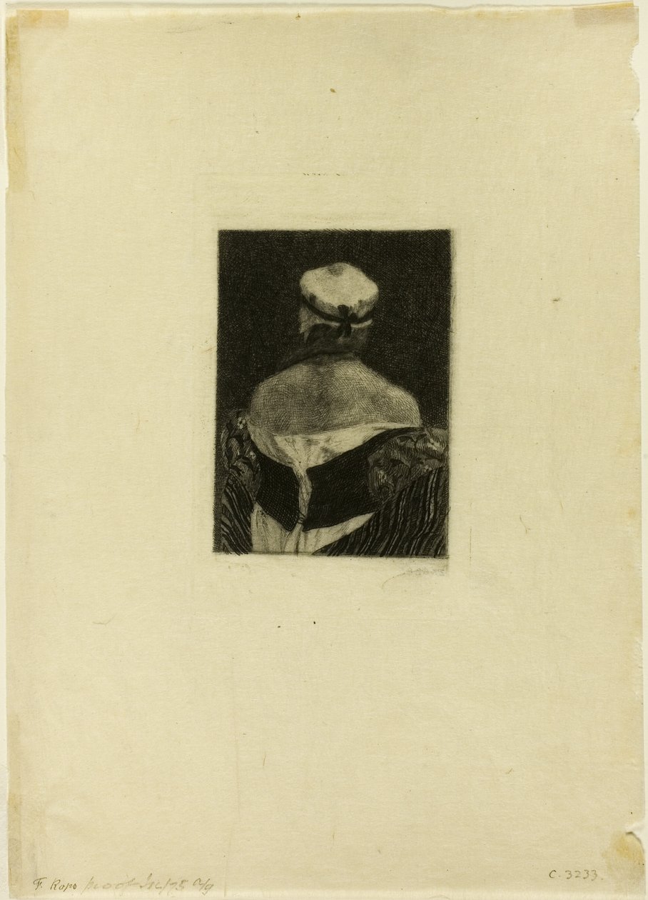 The Model by Félicien Rops