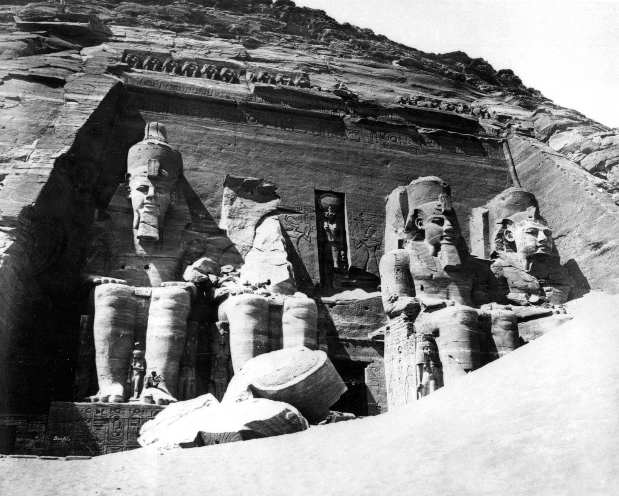 The Temple of Abu Simbel, Nubia, Egypt, 1878