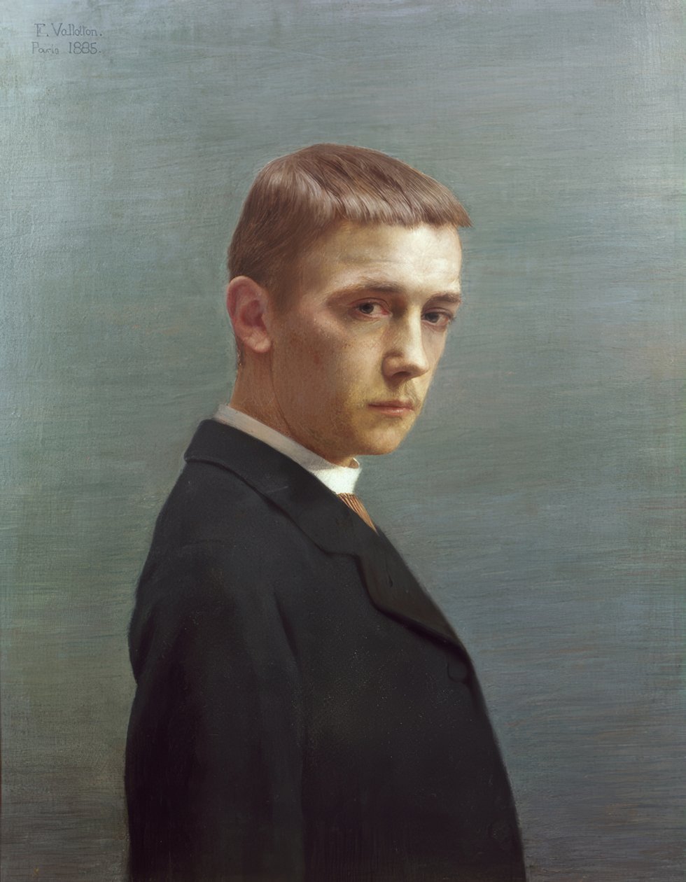 Self-portrait of Félix Vallotton at Twenty by Félix Vallotton