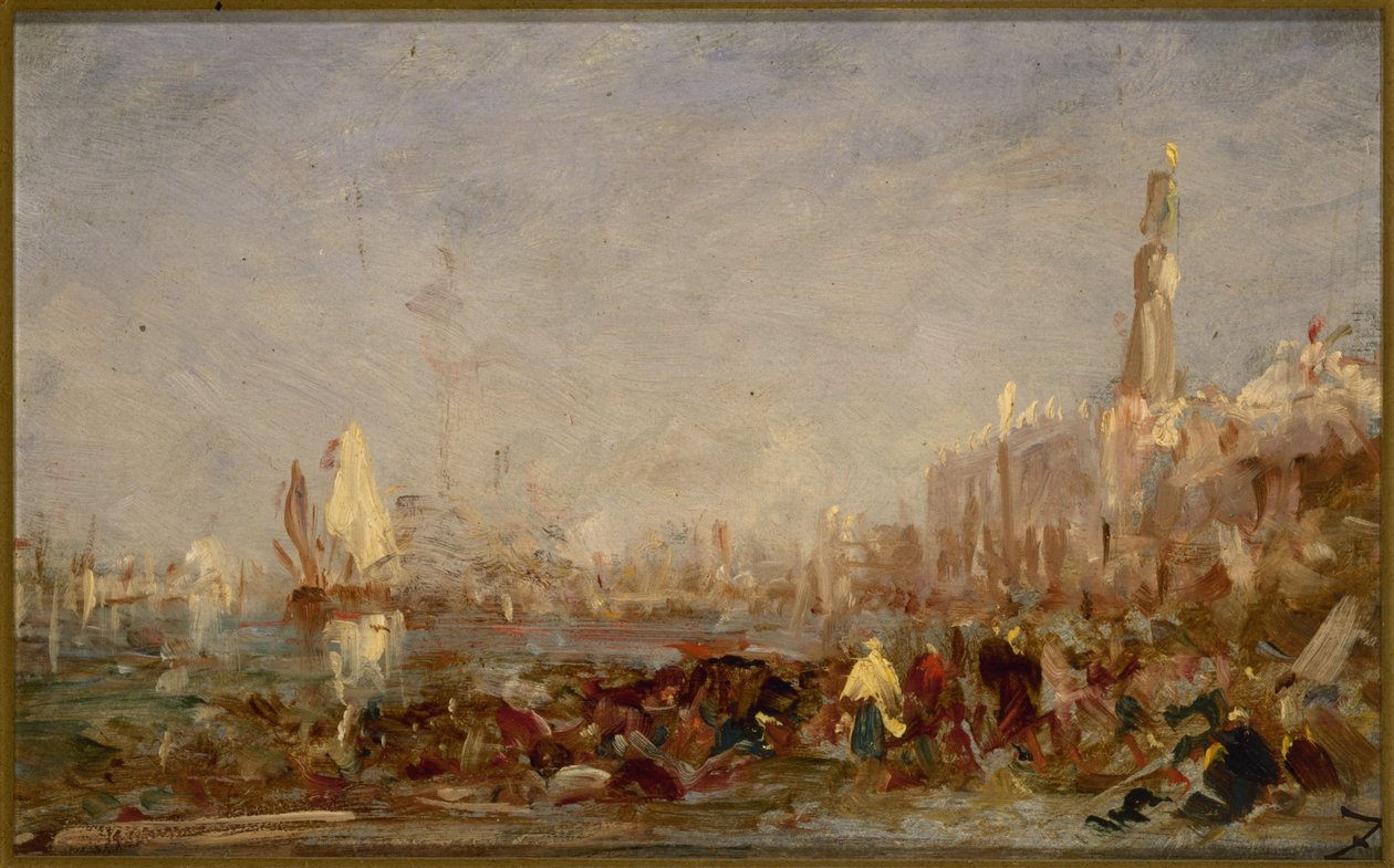 Venice, 2nd Half of the 19th Century by Félix Ziem