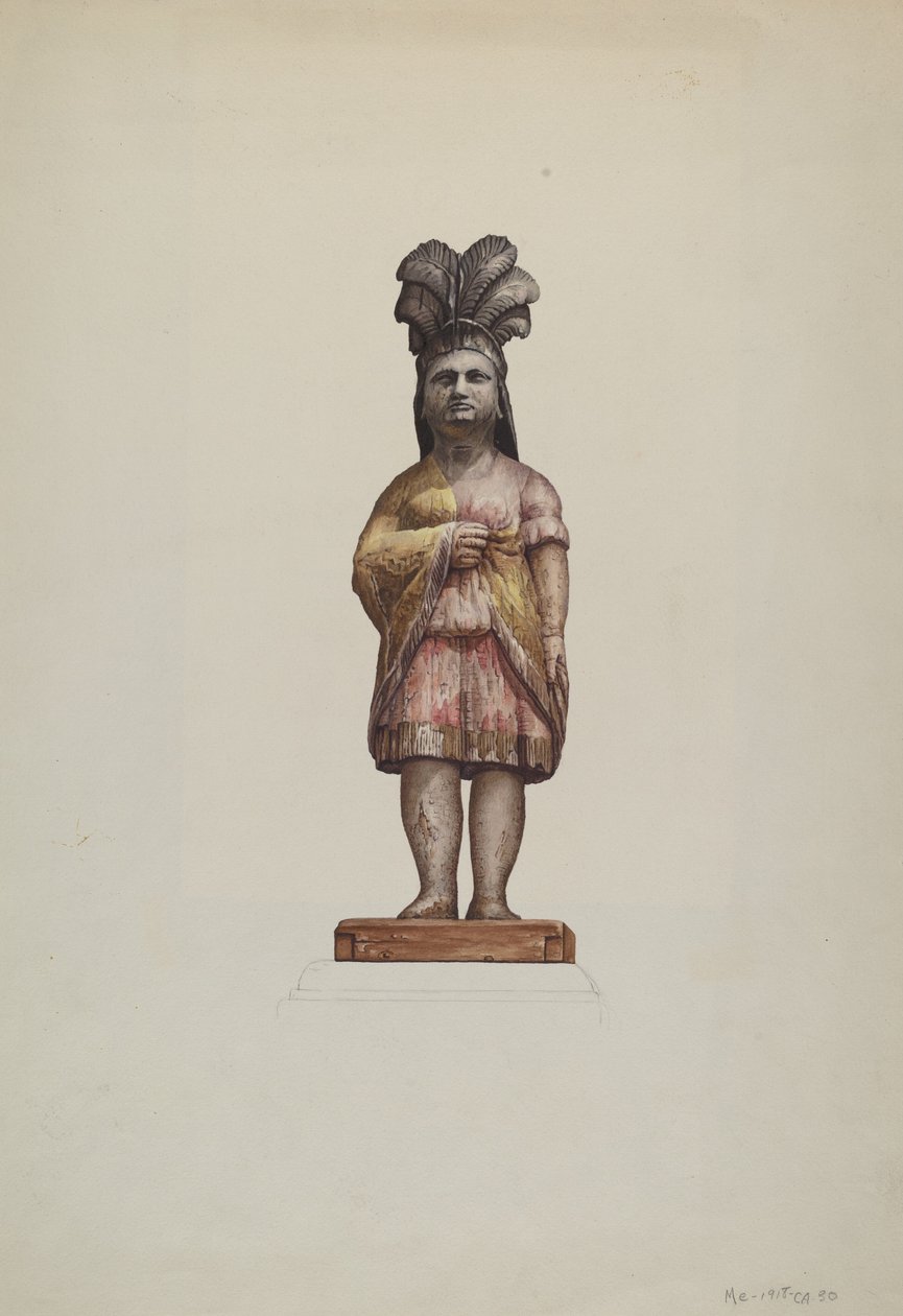 Cigar Store Indian by Flora Merchant