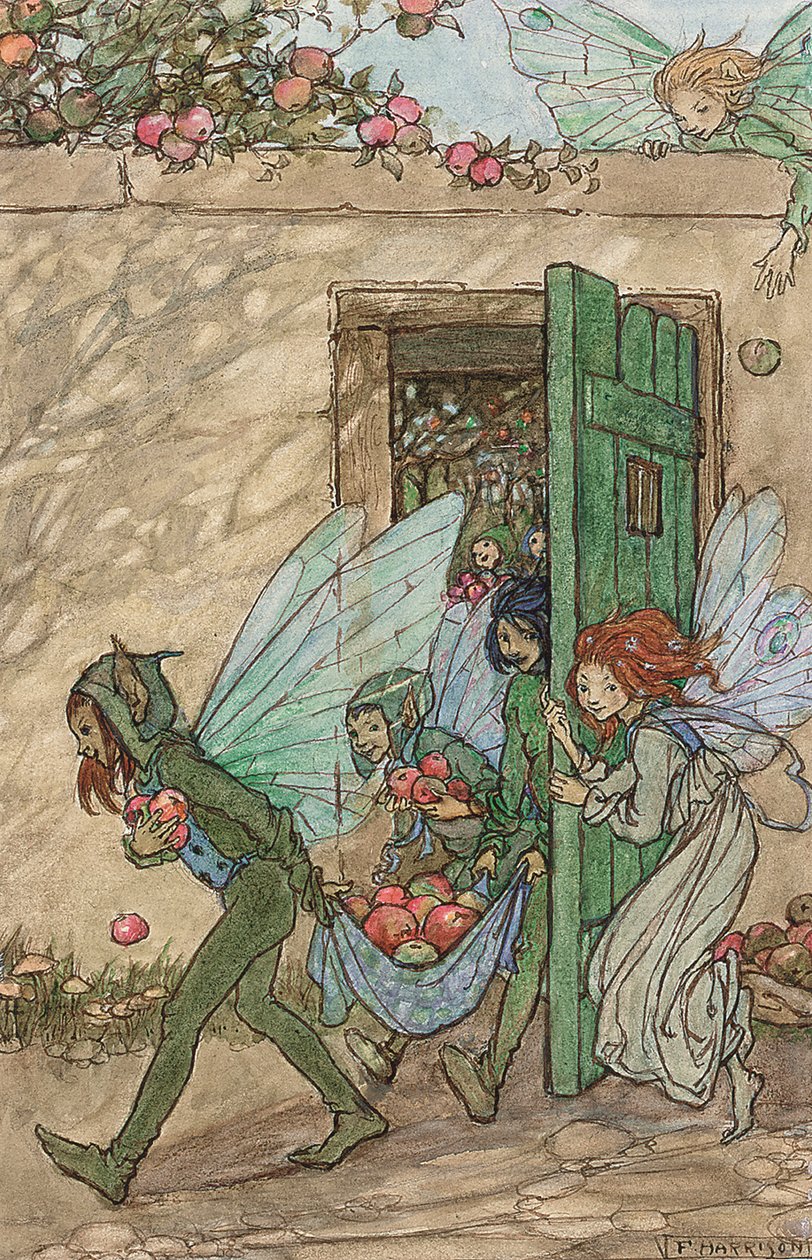 An Illustration for Elfin Song by Florence Harrison