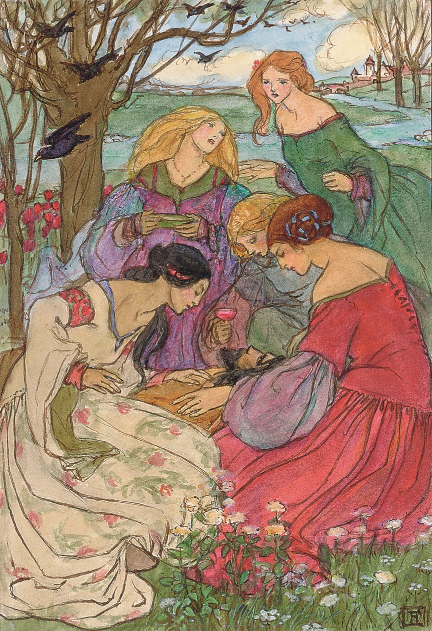 Illustrations for Christina Rossetti