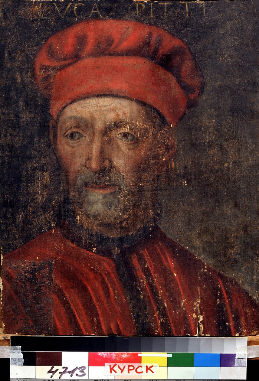 Portrait of the Rich Florentine Banker Luca Pitti by Florentine School