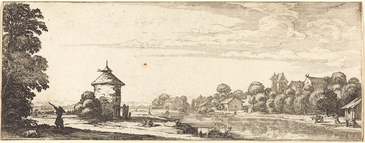 The Dovecot by Follower of Jacques Callot