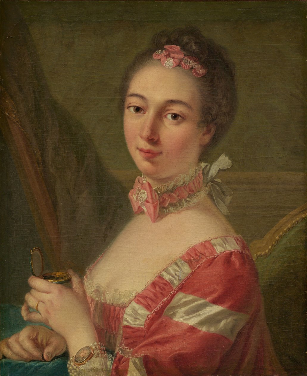 Portrait of a Lady by Follower of Louis Michel Van Loo
