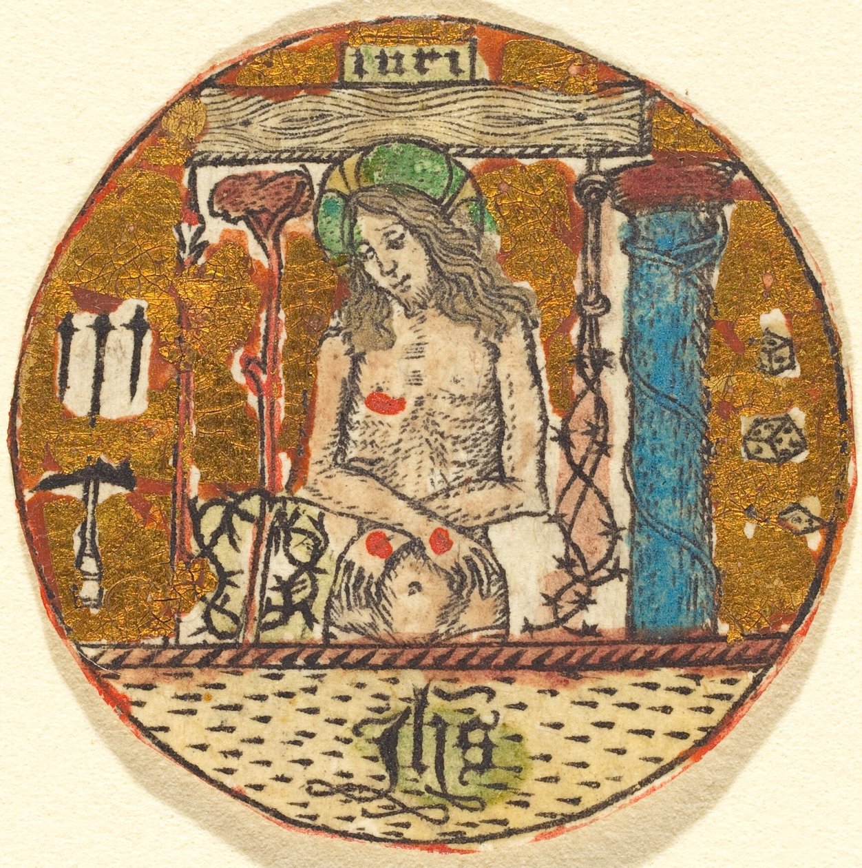 Christ as the Man of Sorrows by Follower of Master E.S.