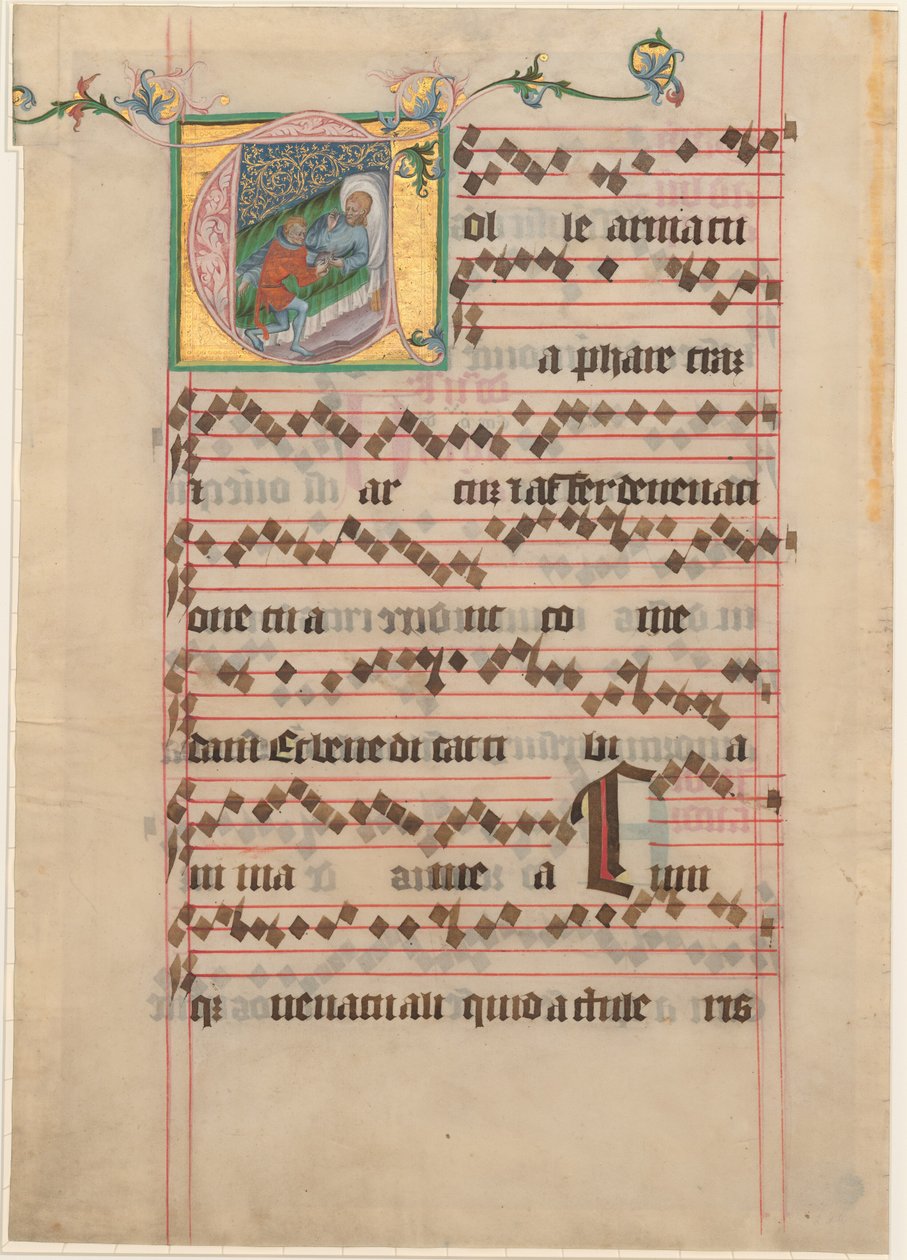 Isaac Blessing Jacob by Follower of Master of the Golden Bull