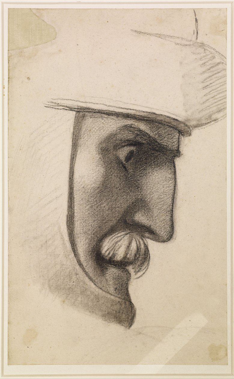 The Spirit of Justice - Study for Head of the Baron by Ford Madox Brown