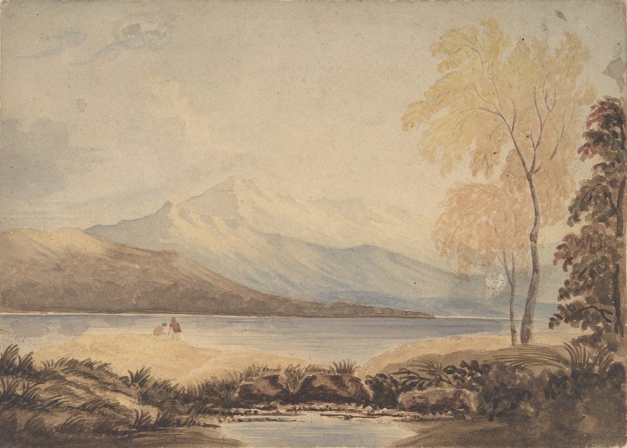Lakeland Landscape by Formerly attributed to Copley Fielding.