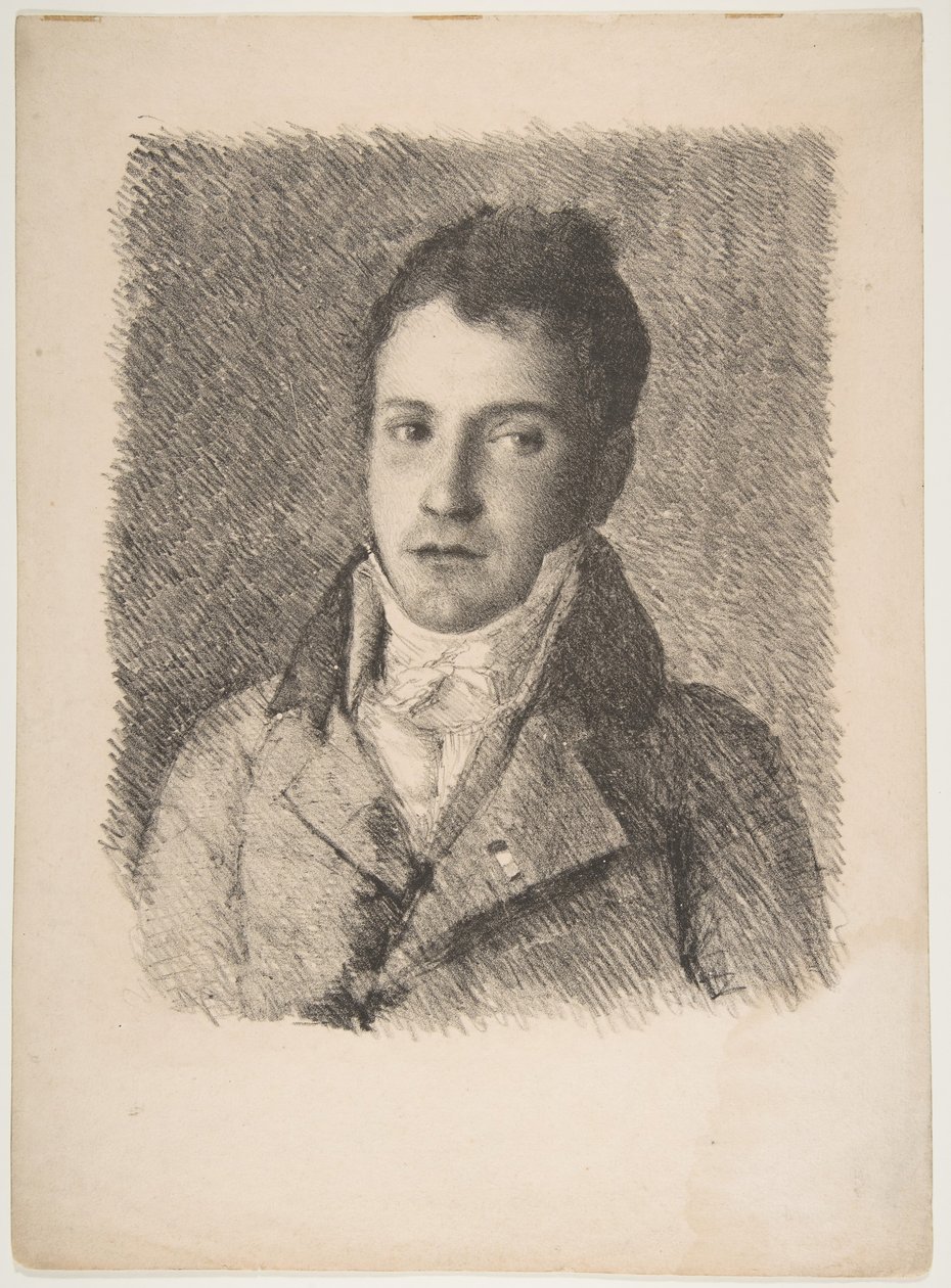 Portrait of a Young Man by Formerly attributed to Goya