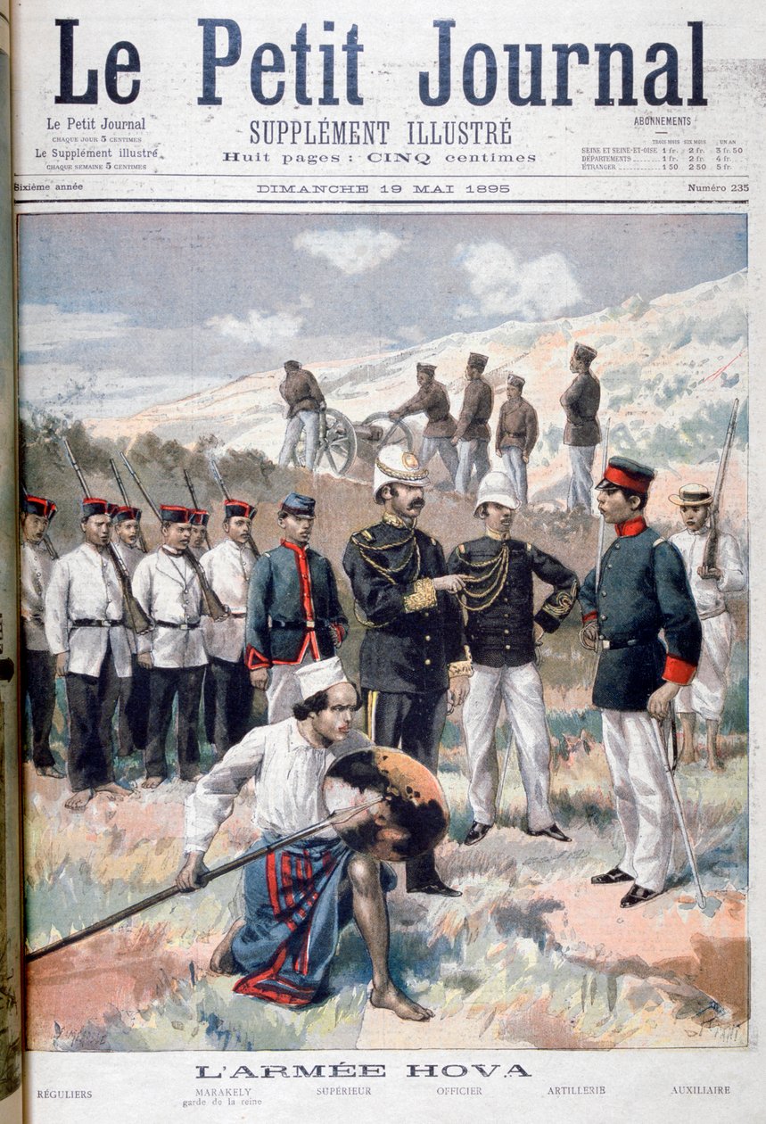 The Hova army, Madagascar by Fortuné Méaulle