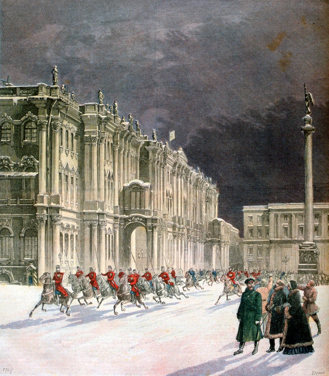 Winter Palace, Saint Petersburg, Russia by Fortuné Méaulle