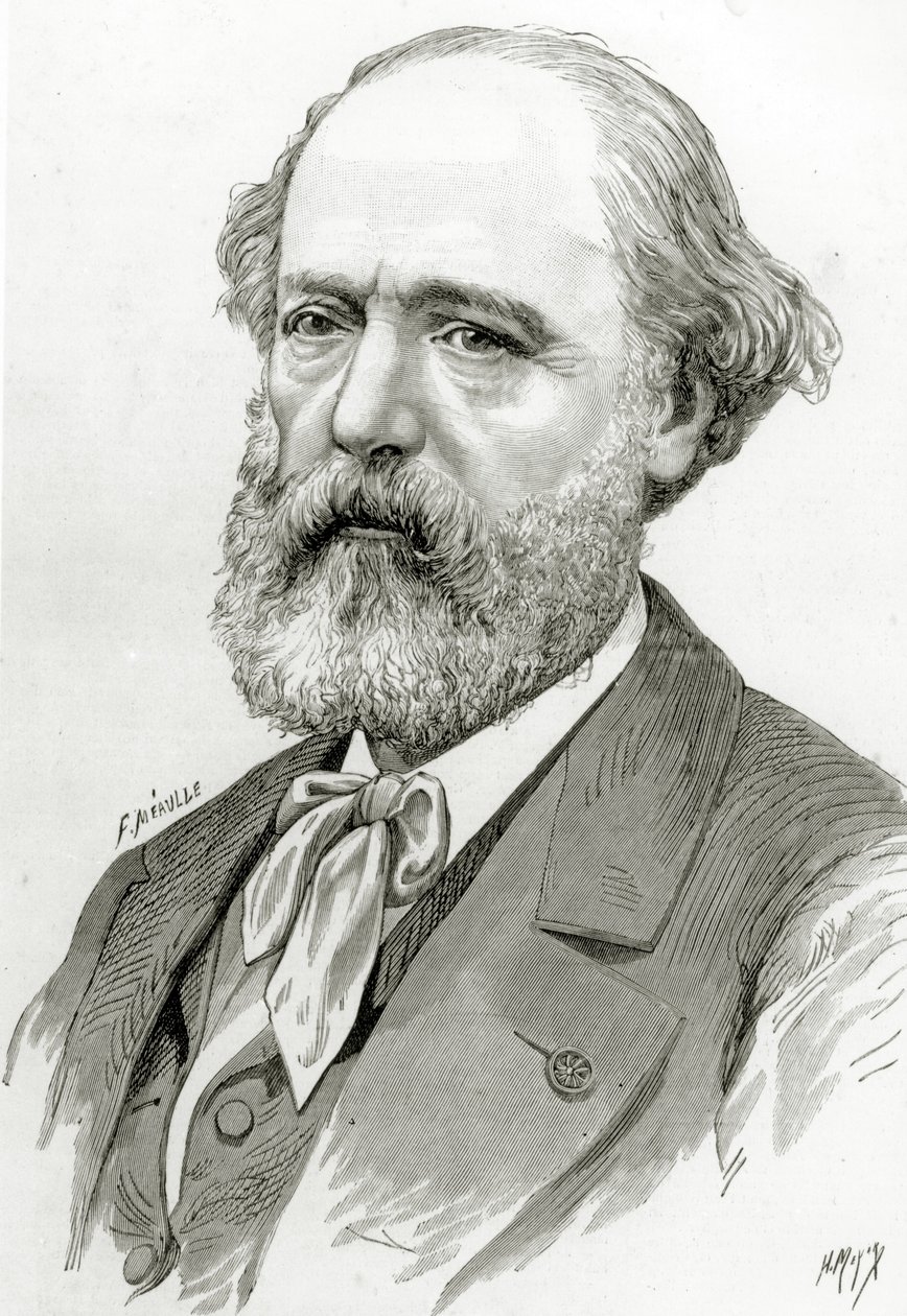Eugène Voillet-le-Duc by Fortune Louis Meaulle