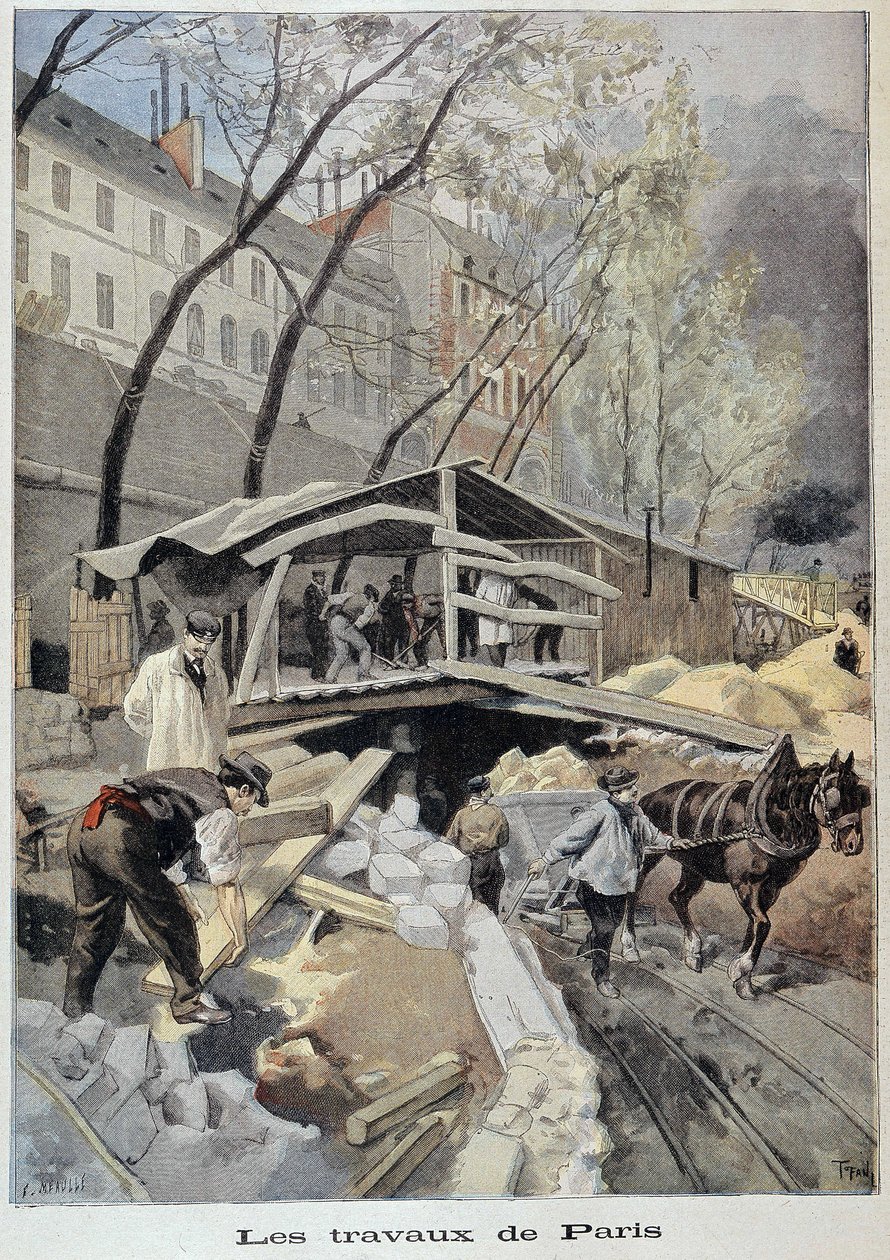 Construction Site in Paris - in 
