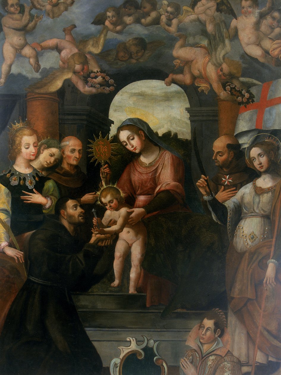 Saint Francis Receiving the Stigmata by Fra Giacomo da San Vito