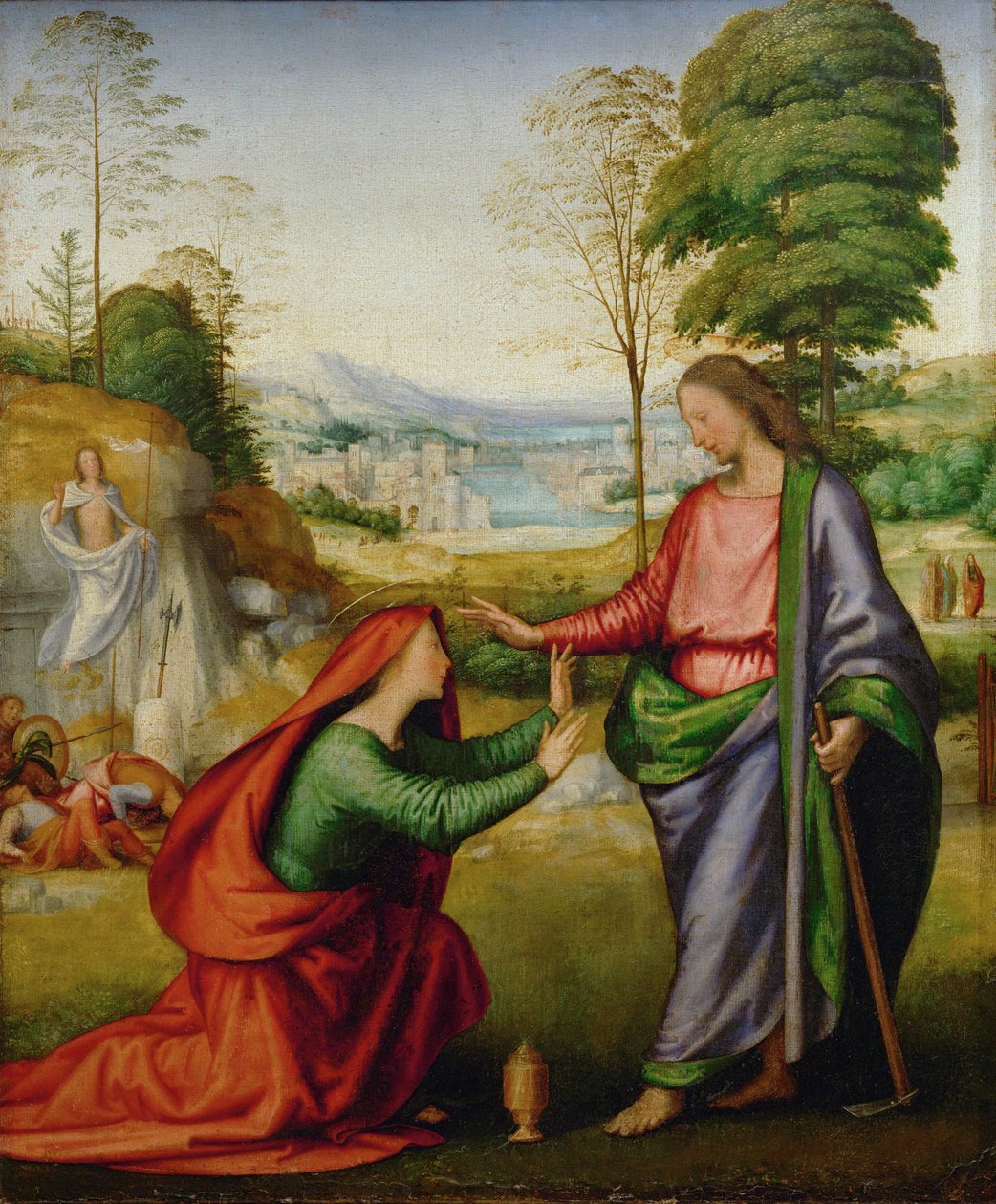 Noli Me Tangere - Saint Mary Magdalen Encounters Christ After His Resurrection by Fra (1472 1517) Bartolomeo